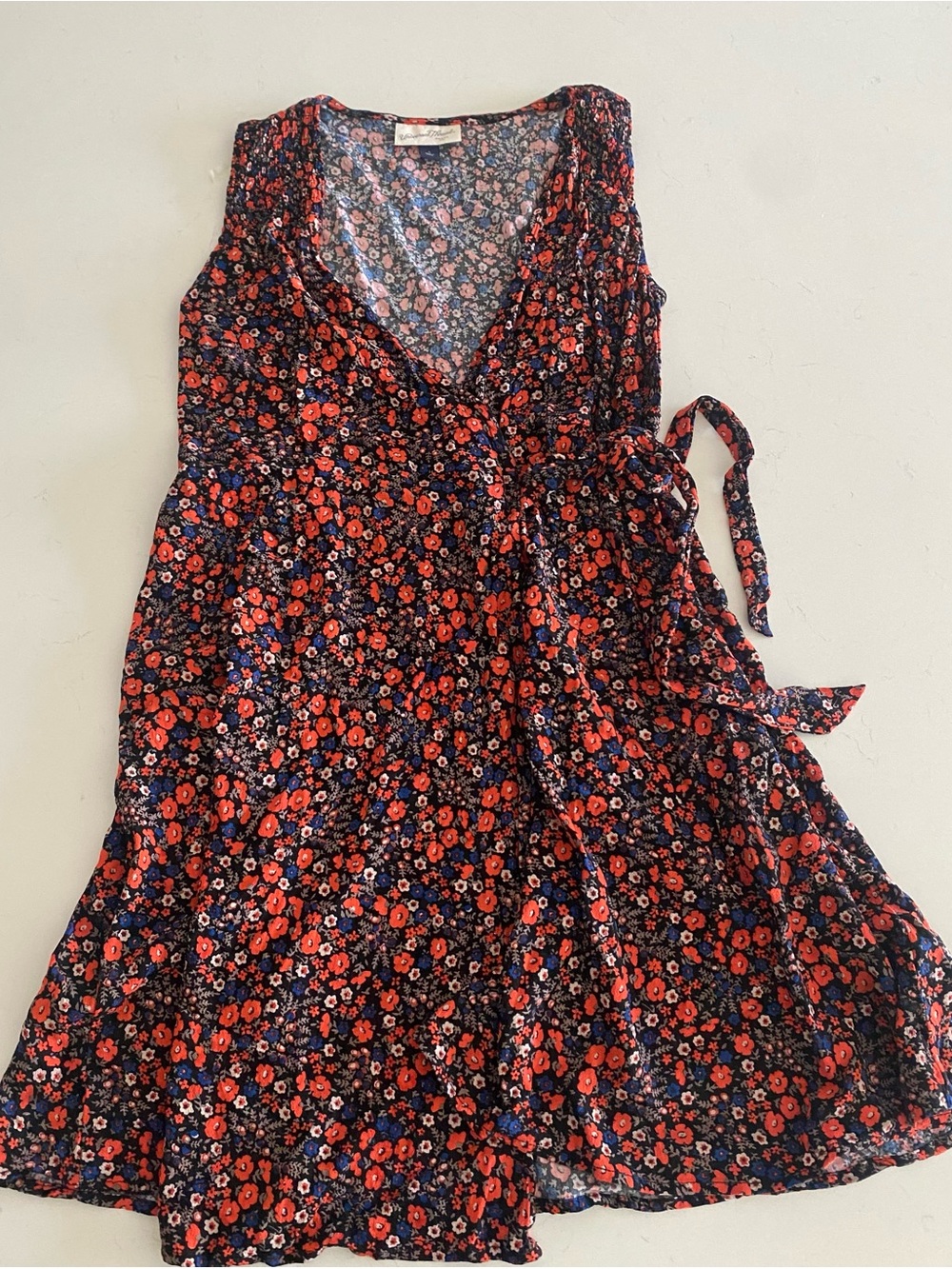 Universal Thread Pink & Blue Floral Dress Top